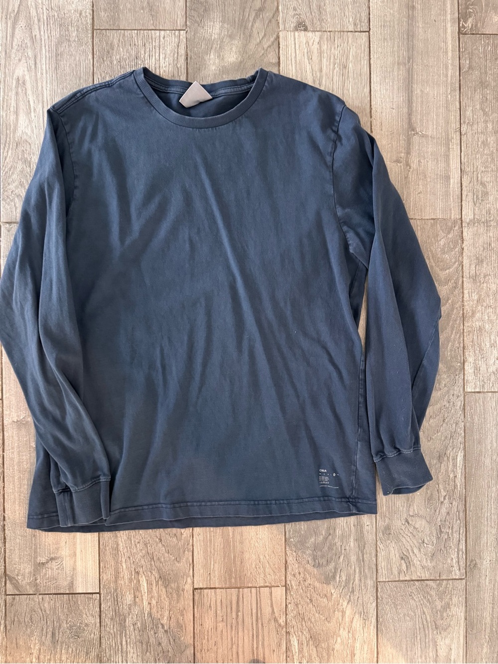 Onia Classic Men's Long-Sleeve Crewneck Shirt - Navy